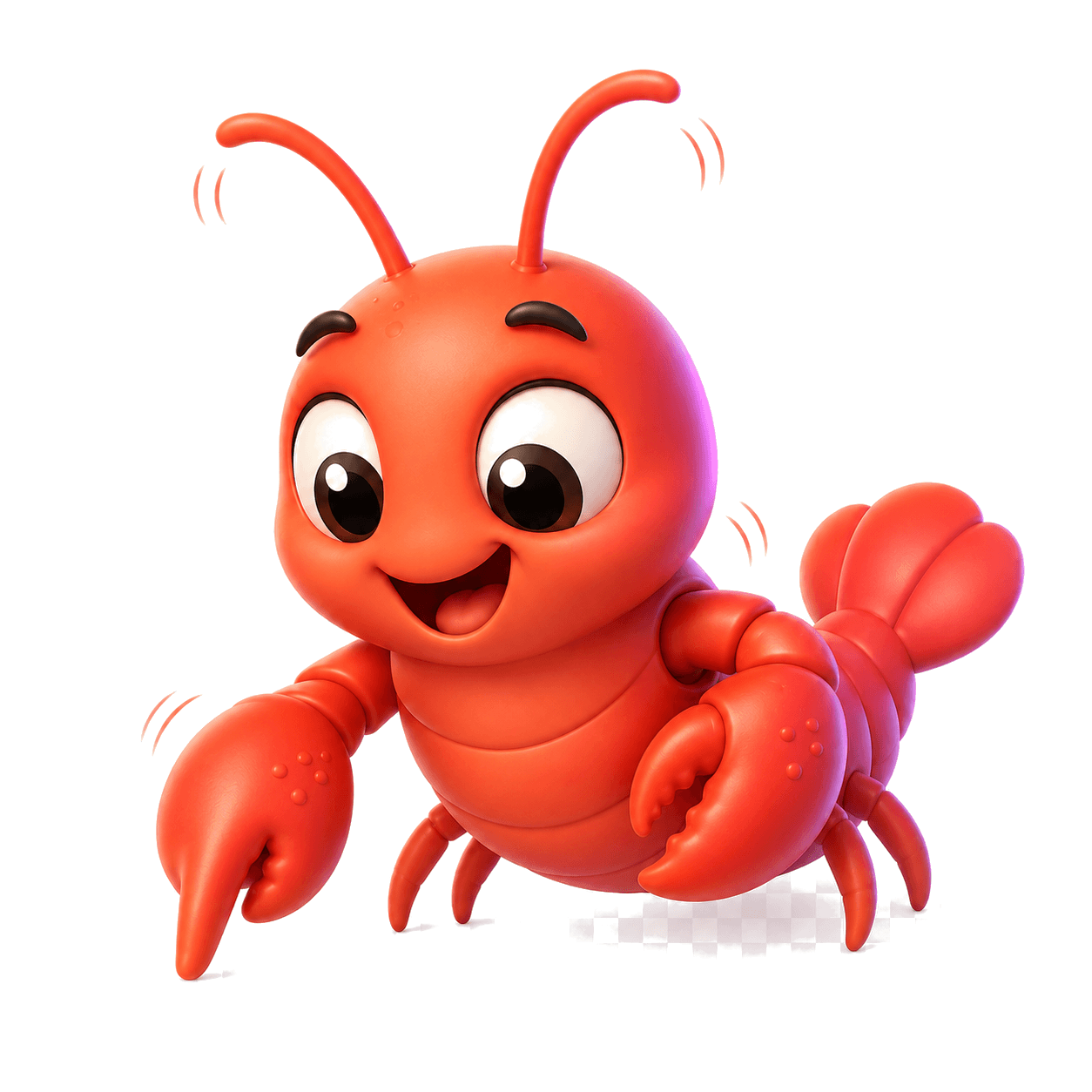 LobsterLead maskotu seni CTA'ya yönlendiriyor